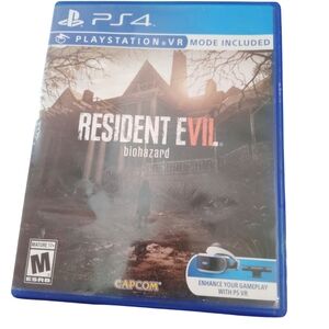 PlayStation 4 Resident Evil Biohazard Video Game Disc